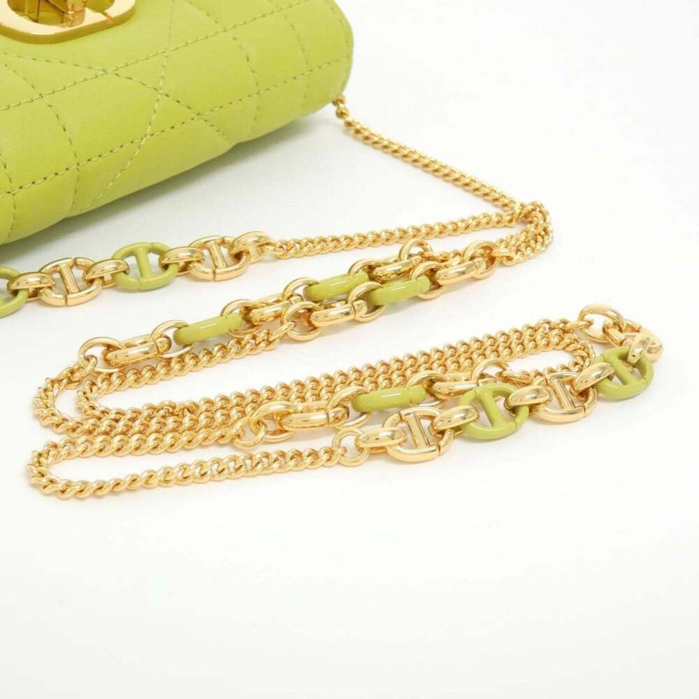CHRISTIAN DIOR Yellow Shoulder Bag - Picture 6 of 10